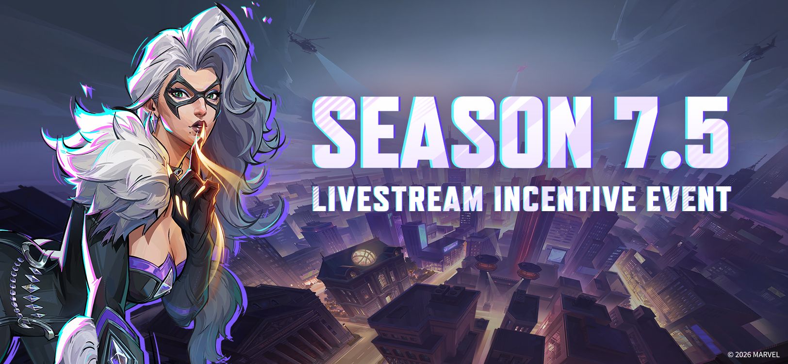 Marvel Rivals Season 7.5 Livestream Incentive Event
